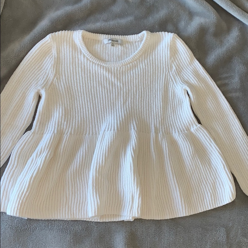 Madewell Ivory sweater